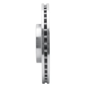 Volvo XC90 Brake Rotor (1) - Front Right - R1 Concepts - Drilled & Slotted - Silver - `03-`09